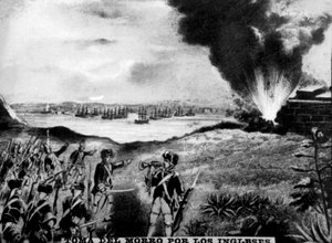 Capture of the Morro, 1763, 1920-tallet av Unbekannt