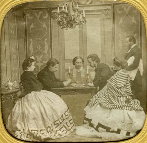 Kortspill, 1800-tallet av Unbekannt