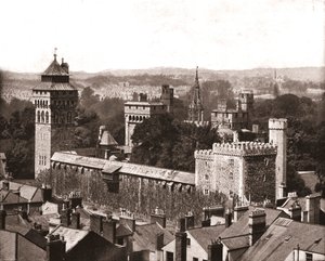 Cardiff Castle, Cardiff, Wales, 1894. av Unbekannt