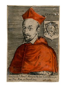 Kardinal Francesco Sforza, italiensk prest, 1500-tallet av Unbekannt