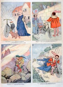 Karikaturen aus der Legende von Faust, 1894 von Unbekannt