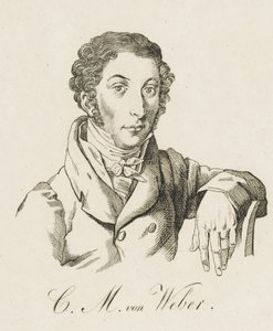 Carl Maria von Weber 1786-1826, etter 1821. av Unbekannt