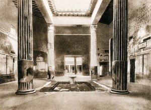 House of the Silver Wedding, Pompeii, Italia, ca 1900-tallet av Unbekannt