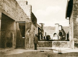 Huset til Marco Lucretius Fronto, Pompeii, Italia, ca 1900-tallet av Unbekannt