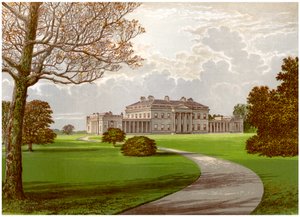 Castle Coole, Enniskillen, County Fermanagh, hjemmet til jarlen av Belmore, c1880 av Unbekannt