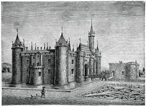 Castle of Marcoussis, nær Rambouillet, 1600-tallet, 1870 av Unbekannt