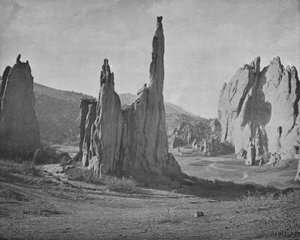 Cathedral Spires, Garden of the Gods, Colorado, USA, ca 1900. av Unbekannt