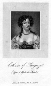 Katarina av Braganza, dronningkonsort av kong Charles II av England, 1821 av Unbekannt