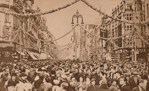 Feiringer for sølvjubileet til kong George V, London, 1935 av Unbekannt