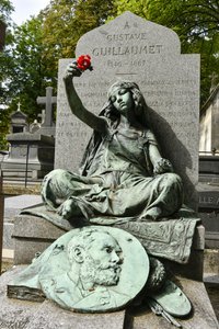 Kirkegården i Montmartre/Guillaumets grav/Avenue Rachel/PARIS XVIII/Seine/Ile de France/Frankrike av Unbekannt