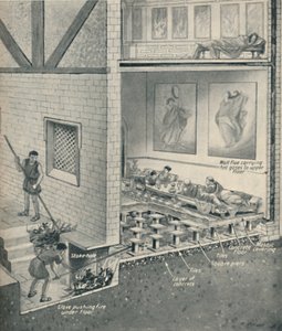 Sentralvarme i Storbritannia for 1800 år siden, c1934 av Unbekannt
