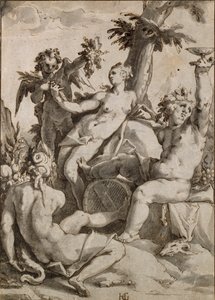 Ceres, Venus og Bacchus, 1500-1600-tallet av Unbekannt