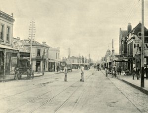Chapel Street. Melbourne, 1901. av Unbekannt