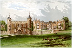 Charlecote Park, Warwickshire, hjemmet til Lucy-familien, c1880 av Unbekannt