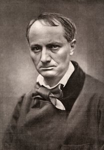 Charles Baudelaire , innflytelsesrik fransk poet, kritiker og oversetter, midten av 1800-tallet av Unbekannt