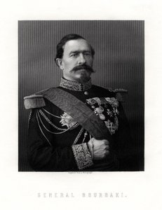 Charles Denis Sauter Bourbaki, fransk general, 1800-tallet av Unbekannt