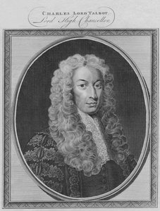 Charles Lord Talbot, Lord High Chancellor, 1786. av Unbekannt