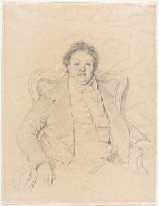Charles Thévenin, etter Ingres, 1800-tallet. av Unbekannt