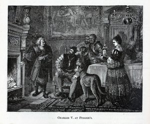 Charles V i Fuggers, 1882 av Unbekannt