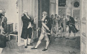 Charles og Ferdinand ved Bayonne, 1808, 1896 av Unbekannt