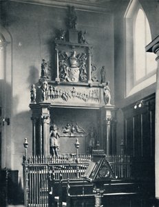 Charterhouse. Thomas Suttons-monumentet i kapellet, 1925 av Unbekannt