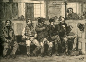 Chartister ved kirken, c1839 c1890. av Unbekannt