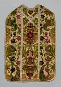 Chasuble, Stole, BurseCorporal Case, and Maniple, c 1600-1700. av Unbekannt
