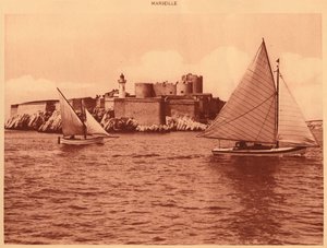 Chateau dIf, Castle of If, Marseille, 1930. av Unbekannt