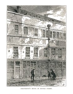 Chattertons House i Brooke Street, 1878 av Unbekannt
