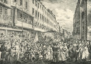 Cheapside på Lord Mayors Day, 1761, 1925. av Unbekannt