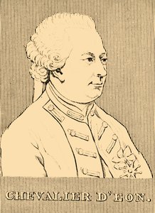Chevalier DEon, 1728-1810, 1830. av Unbekannt