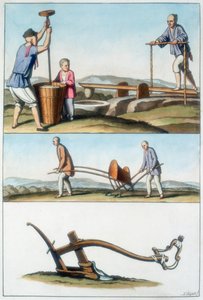 Kinesisk jordbruk, 1825-1835 av Unbekannt