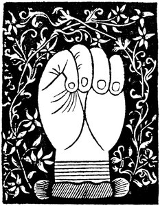 Chiromancy: Lines of the closed hand fra Andre Corvo LArt de Chyromance Lyons c1545 av Unbekannt