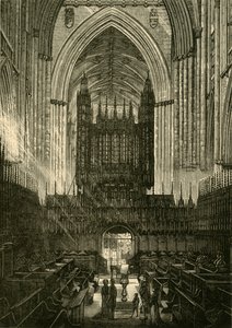 Kor fra York Minster, 1898. av Unbekannt