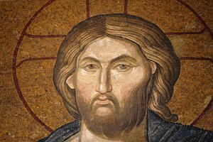 Chora kirkemuseum: Jesus Pantocrator mosaikk Istanbul Tyrkia av Unbekannt