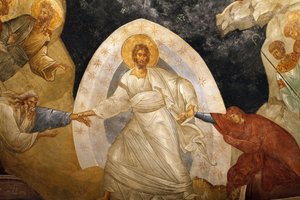 Chora kirkemuseum: Oppstandelsesfreske Istanbul Turquie av Unbekannt