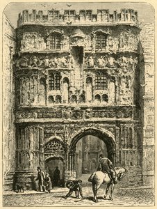 Christ Church Gateway, 1898. av Unbekannt