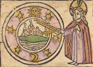 Kristus måler kloden, 14601470. av Unbekannt