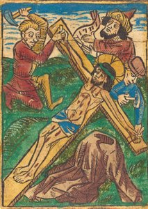 Kristus naglet til korset, ca. 1490. av Unbekannt