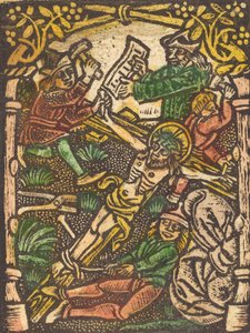 Kristus naglet til korset, fjerde kvartal 1400-tallet. av Unbekannt