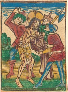 Kristus strippet, ca. 1490. av Unbekannt