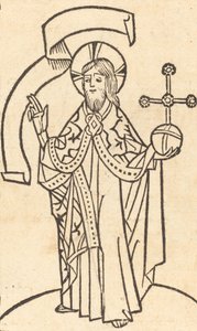 Kristus før Salvatore, ca. 1475. av Unbekannt