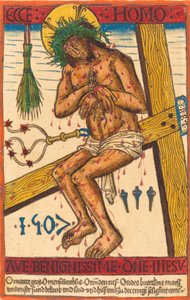 Kristus som sorgens mann, 1507. av Unbekannt