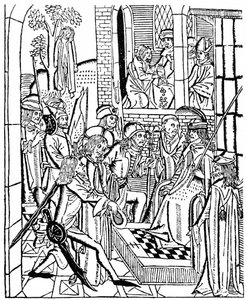 Kristus før Pilatus, 1488 1964 av Unbekannt