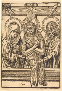 Kristus mellom Maria og Johannes, 14801500. av Unbekannt