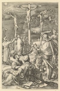 Kristus på korset, fra The Passion of Christ, ca. 1598-1617. av Unbekannt