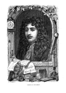 Christiaan Huygens 1629–1695, nederlandsk fysiker, matematiker og astronom, c1870 av Unbekannt