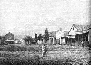Church Square, Pretoria, ca 1880-tallet av Unbekannt
