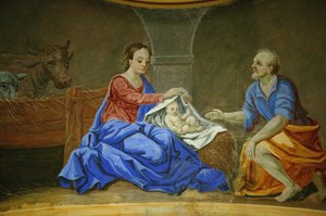 Saint-Nicolas de Veroce-kirken. Fødsel Saint Nicolas de Veroce Frankrike av Unbekannt