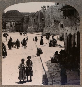 Fødselskirken, Betlehem, ca 1900 av Unbekannt